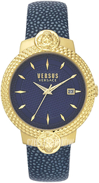 Versus by Versace Niebieski/Stal w odcieniu złota Ø38 mm VSPLK0319