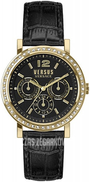 Versus by Versace Manhasset Czarny/Skóra Ø38 mm VSPOR2319