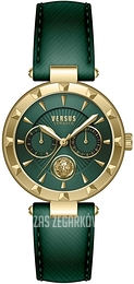 Versus by Versace Sertie N Zielony/Skóra Ø36 mm VSPOS2221