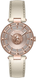 Versus by Versace Serie N Crystal Zloty/Skóra Ø36 mm VSPQ13721