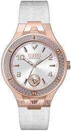 Versus by Versace Vittoria Srebrny/Skóra Ø38 mm VSPVO0420