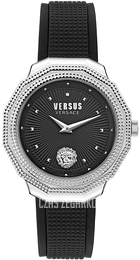 Versus by Versace Paradise Cove Czarny/Skóra Ø37 mm VSPZL0121