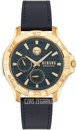 Versus by Versace Dtla Niebieski/Skóra Ø46 mm VSPZT0221