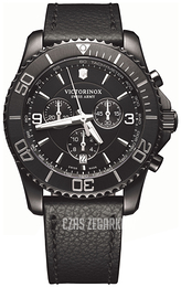 Victorinox Maverick Czarny/Skóra Ø43 mm 241786