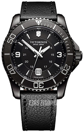 Victorinox Maverick Czarny/Skóra Ø43 mm 241787