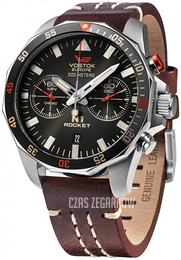 Vostok Europe Rocket N-1 Czarny/Skóra Ø46 mm 6S21-225A618Le