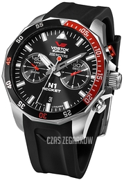 Vostok Europe Rocket N-1 Czarny/Guma Ø46 mm 6S21-225A707Sil
