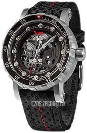 Vostok Europe Engine Czarny/Skóra Ø45.7 mm NH72-571A646Le