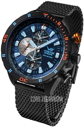 Vostok Europe Almaz Niebieski/Stal Ø47 mm YM26-320C654Br