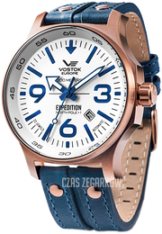 Vostok Europe Expedition North Pole Biały/Skóra Ø47.3 mm YN55-595B641Le