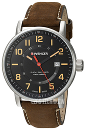 Wenger Czarny/Skóra Ø43 mm 01.0341.108