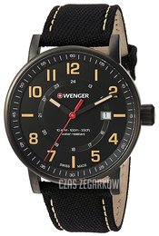 Wenger Czarny/Skóra Ø43 mm 01.0341.110