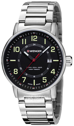 Wenger Czarny/Stal Ø43 mm 01.0341.113