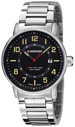 Wenger Czarny/Stal Ø43 mm 01.0341.114