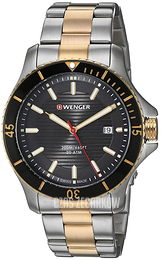 Wenger Czarny/Stal w odcieniu złota Ø43 mm 01.0641.127