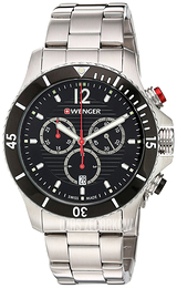 Wenger Seaforce Czarny/Stal Ø43 mm 01.0643.109