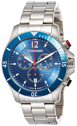 Wenger Seaforce Niebieski/Stal Ø43 mm 01.0643.111