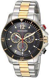 Wenger Czarny/Stal w odcieniu złota Ø43 mm 01.0643.113