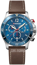 Wenger Niebieski/Skóra Ø43 mm 01.0643.116