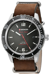 Wenger Roadster Czarny/Skóra Ø45 mm 01.0851.121