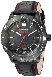 Wenger Roadster Czarny/Skóra Ø45 mm 01.0851.123