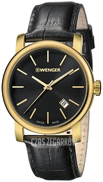 Wenger Urban Classic Czarny/Skóra Ø41 mm 01.1041.123