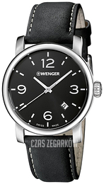 Wenger Urban Classic Czarny/Skóra Ø41 mm 01.1041.127