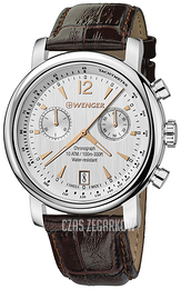 Wenger Urban Classic Srebrny/Skóra Ø43 mm 01.1043.110