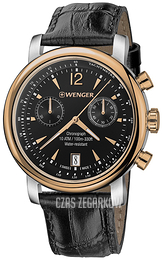 Wenger Urban Classic Czarny/Skóra Ø43 mm 01.1043.113