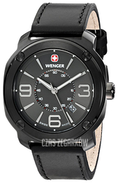 Wenger Escort Czarny/Skóra Ø43 mm 01.1051.108