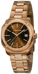 Wenger Brązowy/Stal w kolorze różowego złota Ø34 mm 01.1121.105