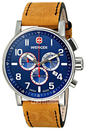 Wenger Commando Niebieski/Skóra Ø43 mm 01.1243.101