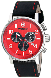 Wenger Commando Czerwony/Skóra Ø43 mm 01.1243.103