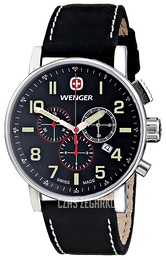 Wenger Commando Czarny/Skóra Ø43 mm 01.1243.104