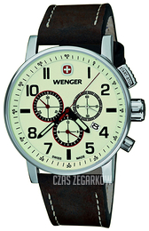 Wenger Commando Biały/Skóra Ø43 mm 01.1243.105