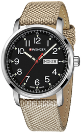 Wenger Czarny/Skóra Ø42 mm 01.1541.111