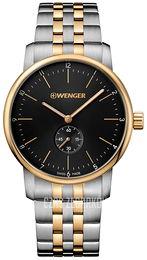 Wenger Urban Classic Czarny/Stal w odcieniu złota Ø42 mm 01.1741.104