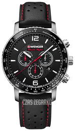 Wenger Roadster Czarny/Skóra Ø45 mm 01.1843.101