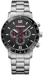 Wenger Czarny/Stal Ø44 mm 01.1843.103