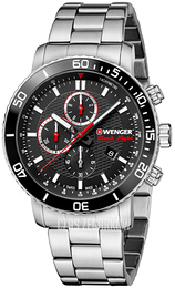 Wenger Czarny/Stal Ø45 mm 01.1843.106