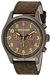 Wenger Terragraph Zielony/Skóra Ø43 mm 0543.103