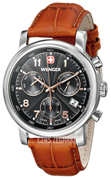 Wenger Urban Classic Czarny/Skóra Ø44 mm 11043103