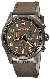 Wenger Terragraph Szary/Skóra Ø43 mm 543.103