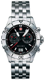 Wenger AquaGraph Czarny/Stal Ø44 mm 7085