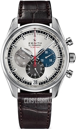 Zenith El Primero Srebrny/Skóra Ø42 mm 03.2040.400-69.C494