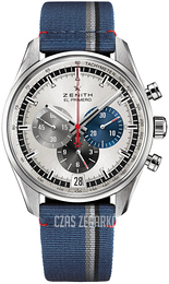 Zenith El Primero Srebrny/Tkanina Ø42 mm 03.2040.400-69.C802
