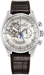 Zenith El Primero Chronomaster Srebrny/Skóra Ø42 mm 03.2080.4021-01.C494
