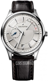 Zenith Captain Srebrny/Skóra Ø40 mm 03.2120.685-02.C498