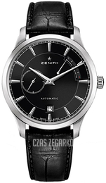 Zenith Captain Czarny/Skóra Ø40 mm 03.2122.685-21.C493