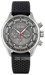 Zenith El Primero Srebrny/Guma Ø45 mm 03.2280.400-91.R576
